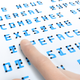Illustration for article titled This Experimental Typeface Cleverly Combines Braille With the Latin Alphabet